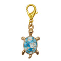 Printed Turtle Keychain Gold Lobster Clasp Sixteen Designs view 11