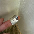 Wide Smooth Open Cuff Band Rings Gold Silver Tones view 6