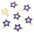 Colorful Open Star Jewelry Components For DIY Earrings And Bracelets Charms view 12