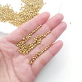Gold-Tone Round Bead Metal Beads with 8 Listed Options view 9