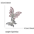 Linked Openwork Double Butterfly Brooch in Four Colorways view 6