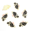 Polished Silver Gold Decorative Alloy Charms in 6 Styles view 7