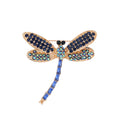 Dragonfly Metal Brooch Pin for Jackets and Lapels Pictured Design view 1