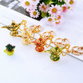 Enamel Aladdin Lamp Keychains in Four Colors plus Assorted Option view 9