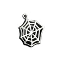 Alloy Spider and Spider Web Charm Pendants Two Sizes Three Finishes view 5