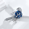 Parrot Crystal Pearl Look Metal Brooch Pin for Jackets and Lapels view 5
