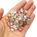 Mixed Color Round Resin Cabochons with Flat Backs for Crafts view 2