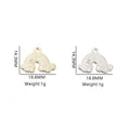 Pastel Rainbow Enamel Charm in Gold and Silver Tone view 5