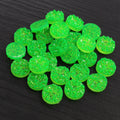 Round Glitter Resin Cabochons in Ninety-Three Color and Size Options view 10