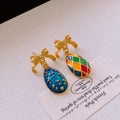Eight Mixed Color Geometric Beetle And Black Stone Jewelry Designs view 8