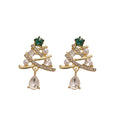 Crystal Christmas Tree And Teardrop Earrings Statement Jewelry view 5