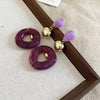 Purple Earrings