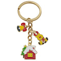 Christmas Charm Keychains Featuring Yellow Santa Across 81 Pictured Variations view 7