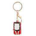 Enamel Mini Car Model Metal Keychain Gold Ring Clasp view 5