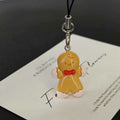Resin Gingerbread Man Charms Phone Strap Lobster Clasp view 5