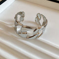Metal Hollow Open Cuff Bangles Gold Silver Eight Styles view 9