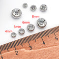 Metal Wheel Spacer Beads in Four Sizes and Three Finishes view 8