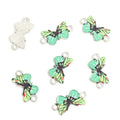 Enamel-Look And Printed Silver Gold Butterfly Alloy Charms in 12 Styles view 8