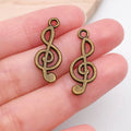 Gold-Tone Musical Instrument Metal Charms with 26 Listed Options view 7