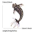 Colorful Enamel Koi Fish Brooch in Six Colors Lapel Pin view 8