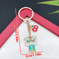 Six Color Lion Dance and Lucky Symbol Keychains with Metal Hardware view 11