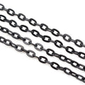 Flattened Oval Link Metal Chain in Two Sizes and Five Finishes view 7