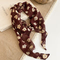 Printed Scarf Neck Wrap in Polished Mixed Media Design view 5