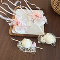 Fabric Rose Shell Butterfly Duckbill Hair Clips Two Styles view 4