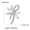 Crystal Bow Brooch Purple Silver Gold Champagne Blue view 7