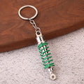Shock Absorber Keychain With Colored Coil Spring, 6 Styles view 7