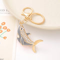 Ocean Animal Rhinestone Keychain Shark Crab Starfish Charm view 7