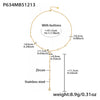 P634 GoldYDropNecklace