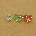 Clear Acrylic Starfish and Faux Pearl Wide Rings in Three Colors view 5