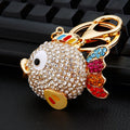 Multicolor Round Fish Keychains with Plain and Red Fortune Loop Options view 6