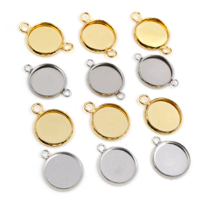 Single and Double Loop Round Stainless Steel Connector Trays