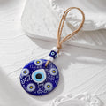 Round Printed Evil Eye Cord Loop Hanging Ornaments in Seventeen Designs view 4