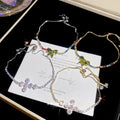 Butterfly Cross CZ Slider Bracelets Multicolor 3 Styles view 1