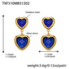 Blue Silver Earrings