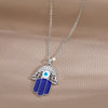 Silver Hamsa Necklace