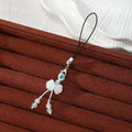 Jade-Tone Gourd Butterfly Phone Charms Black Strap 14 Styles view 3