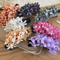 Fabric Flower Cluster Duckbill Hair Clip Seven Color Styles view 2