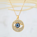 Assorted Crystal Evil Eye and Hamsa Pendant Necklaces in Twelve Designs view 6