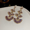 Purple Earrings