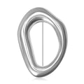 Open Oval Brooch In Smooth Silver And Gold Tone Finishes view 2