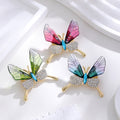 Gold Tone Silver Tone Butterfly Three Designs Metal Brooch Pin view 4