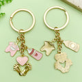 Baby Shower Charm Keychains Featuring Pink Bottle Clasp Across 14 Pictured Variations view 3