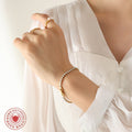Gold Multicolor Clear Zircon Tennis Bracelets Box Clasp view 4