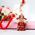 Braided Treasure Bowl and Auspicious Charm Keychains in Seven Designs view 3