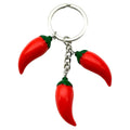 Red Chili Pepper Keychain and Single Pendant Charm, 2 Styles view 5