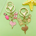 Flower Charm Keychains in 41 Pictured Variations for Bags and Keys view 2
